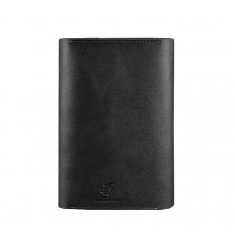 Кожаный блокнот софт-бук 5.0 A5 mini (черный)