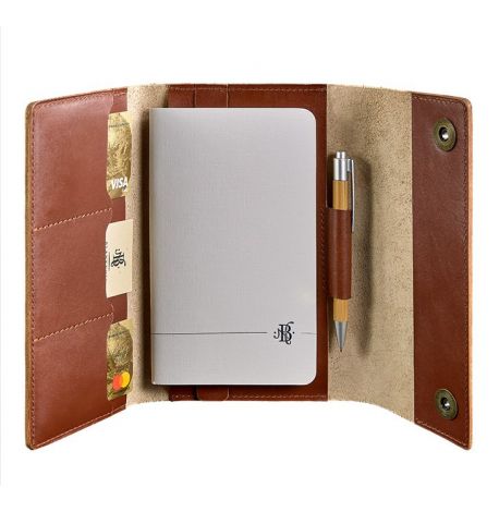 Шкіряний блокнот софт-бук 5.0 A5 mini (світло-коричневий)