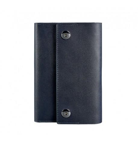 Шкіряний блокнот софт-бук 5.0 A5 mini (темно-синій)
