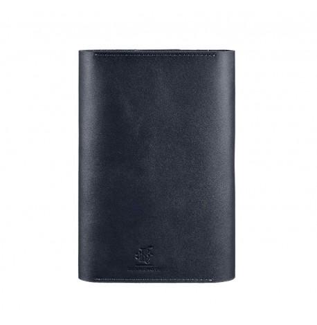 Шкіряний блокнот софт-бук 5.0 A5 mini (темно-синій)