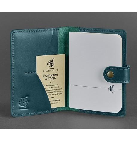Обложка для паспорта из кожи 3.0 (зеленая)