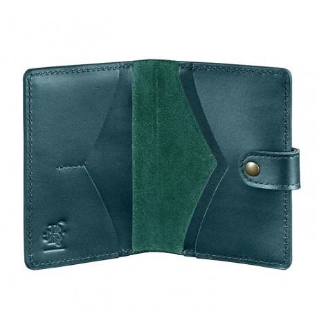 Обложка для паспорта из кожи 3.0 (зеленая)