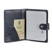 Обложка для паспорта из кожи 3.0 (темно-синий)