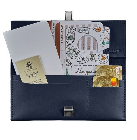 Шкіряний тревел-кейс Journey 2.0 (темно-синій)