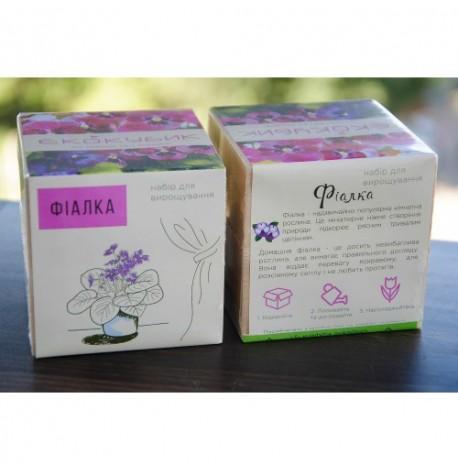 Экокуб для выращивания растений "Фиалка"