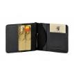 Зажим для денег кожаный 1.0 (черный) кожа Crazy Horse