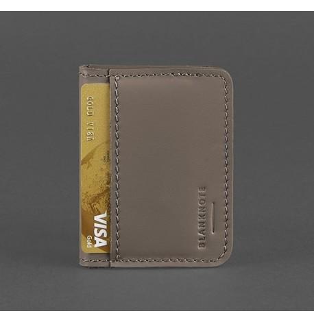 Шкіряна обкладинка для прав або id-паспорта 4.0 (темно-бежева)