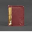 Кожаная обложка для прав или id-паспорта 4.0 (бордовая)