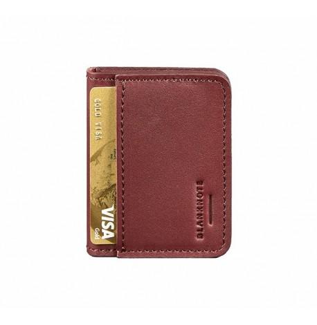 Кожаная обложка для прав или id-паспорта 4.0 (бордовая)