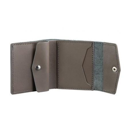 Кошелек женский из натуральной кожи 2.1 (темно-бежевый)