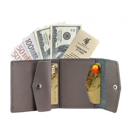 Кошелек женский из натуральной кожи 2.1 (темно-бежевый)