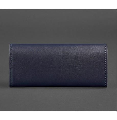 Гаманець жіночий з натуральної шкіри Керрі 1.0 (темно-синій)