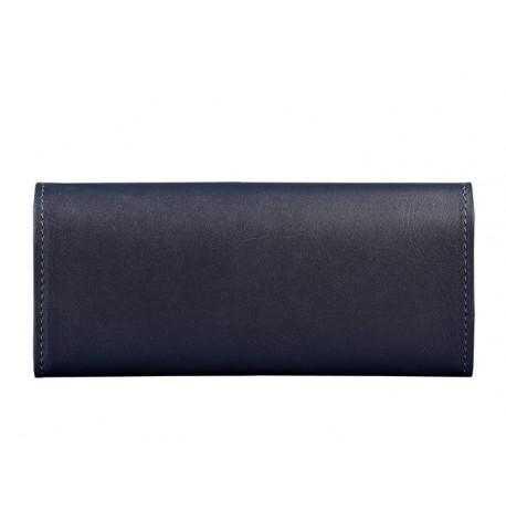 Гаманець жіночий з натуральної шкіри Керрі 1.0 (темно-синій)