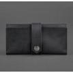 Портмоне из натуральной кожи  3.0 (черное) кожа Crazy Horse