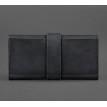 Портмоне из натуральной кожи  3.0 (черное) кожа Crazy Horse