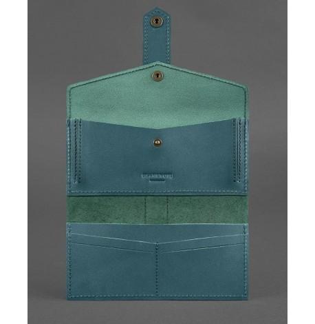 Портмоне з натуральної шкіри жіноче 3.0 (зелене)