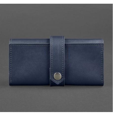 Портмоне з натуральної шкіри 3.0 (темно-синій)