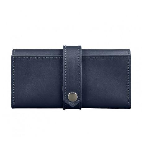Портмоне з натуральної шкіри 3.0 (темно-синій)