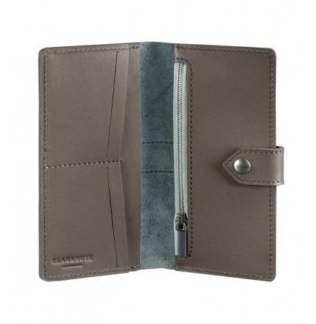 Портмоне з натуральної шкіри 3.1 (шкіра Krast) темно-бежеве