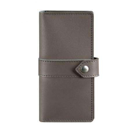 Портмоне з натуральної шкіри 3.1 (шкіра Krast) темно-бежеве