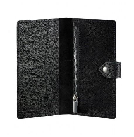 Портмоне из натуральной кожи 3.1 "Blackwood" (черное)