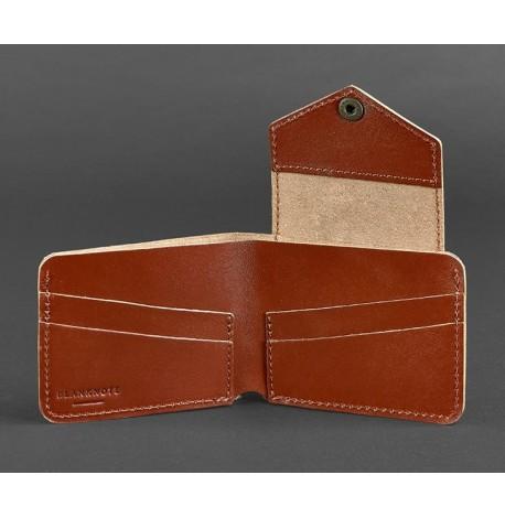 Портмоне з натуральної шкіри 4.2 (світло-коричневе)