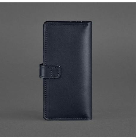 Портмоне из натуральной кожи 7.0 (темно-синее)