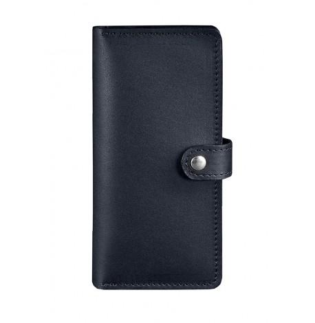 Портмоне из натуральной кожи 7.0 (темно-синее)