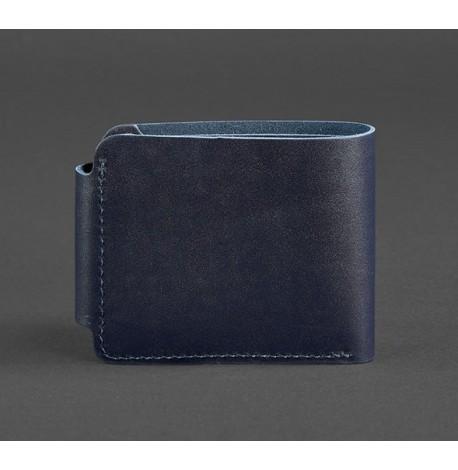 Чоловіче портмоне з натуральної шкіри Zeus 9.0 (темно-синє)