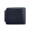 Чоловіче портмоне з натуральної шкіри Zeus 9.0 (темно-синє)