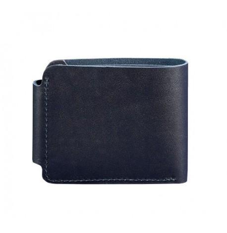 Чоловіче портмоне з натуральної шкіри Zeus 9.0 (темно-синє)
