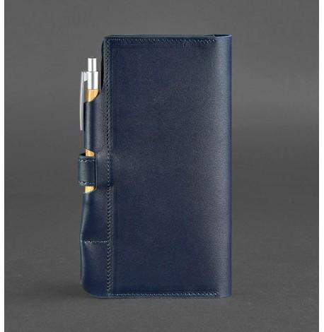 Кожаный тревел-кейс 4.0 (темно-синий)