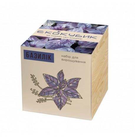 Экокуб для выращивания растений "Базилик"