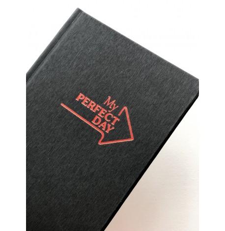 Недатований блокнот-щоденник Active My perfect day (чорно-червоний)