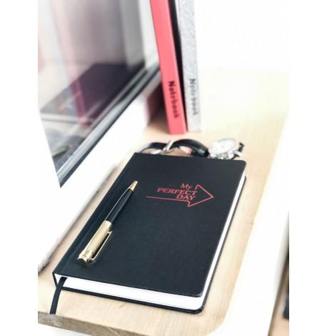 Недатований блокнот-щоденник Active My perfect day (чорно-червоний)