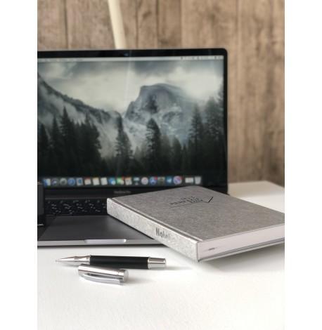 Недатированный блокнот-ежедневник Active My perfect day (серебро)