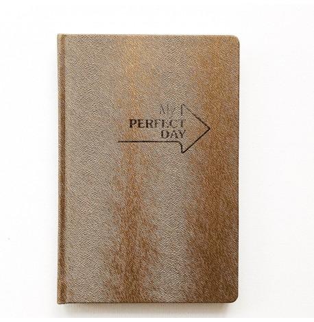 Недатированный блокнот-ежедневник Active My perfect day (золотой)