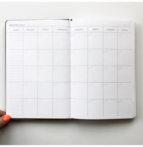 Недатированный блокнот-ежедневник Active My perfect day (золотой)