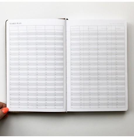 Недатированный блокнот-ежедневник Active My perfect day (золотой)