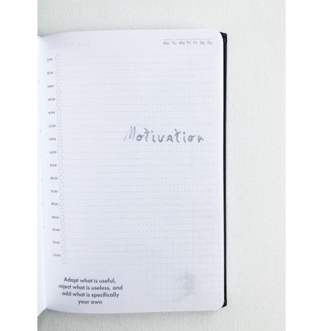 Недатований блокнот-щоденник Active My perfect day (чорний металік)