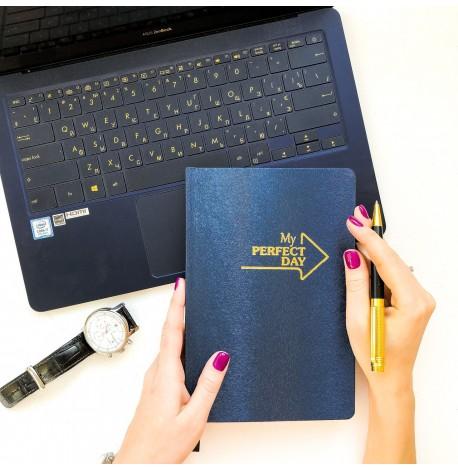 Недатований блокнот-щоденник Active My perfect day (сапфір)