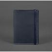 Обкладинка для паспорта зі шкіри 2.0 (темно-синя)