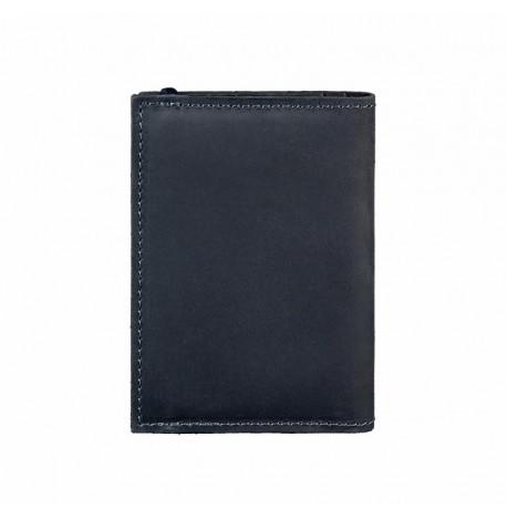 Обкладинка для паспорта зі шкіри 2.0 (темно-синя)