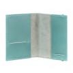 Обложка для паспорта из кожи 1.0 (бирюзовая)