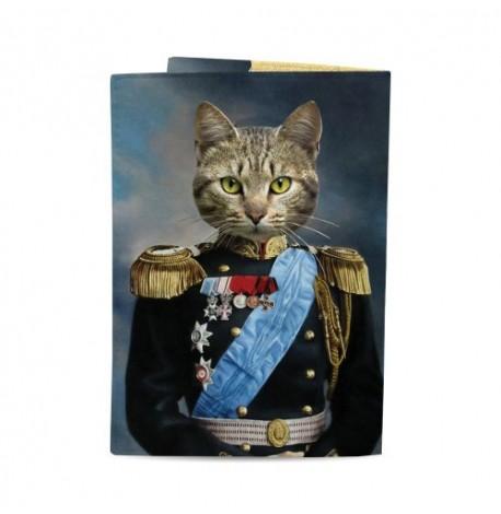 Обкладинка на паспорт "Кот імператор"