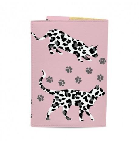 Обложка на паспорт "Леопардовые коты"