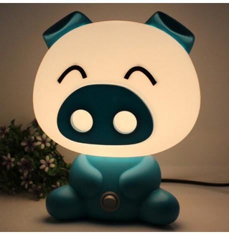 Світильник нічник "Свинка" (блакитна)
