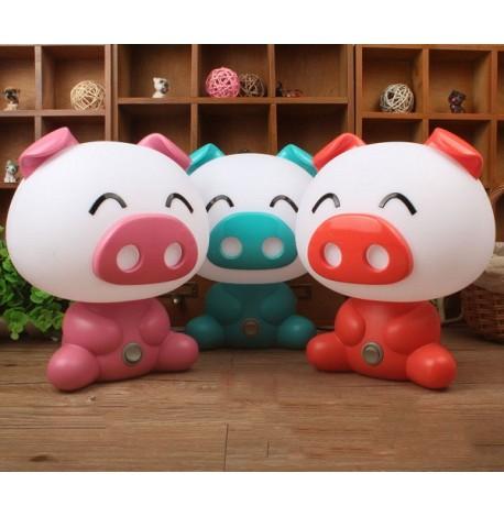 Світильник нічник "Свинка" (блакитна)