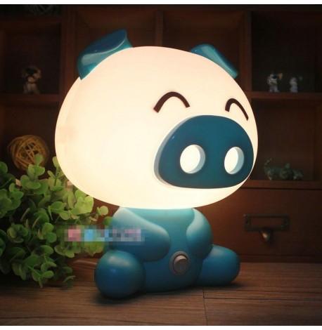 Світильник нічник "Свинка" (блакитна)