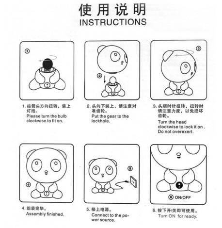 Світильник нічник "Свинка" (рожева)